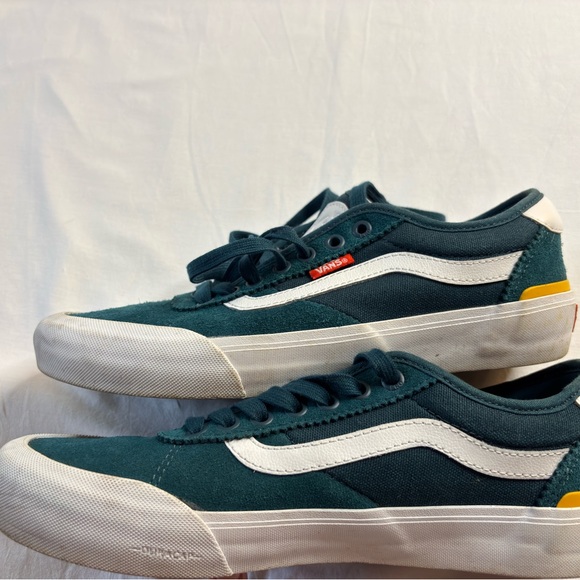 Vans Turquoise and White Casual Shoes - Picture 8 of 8
